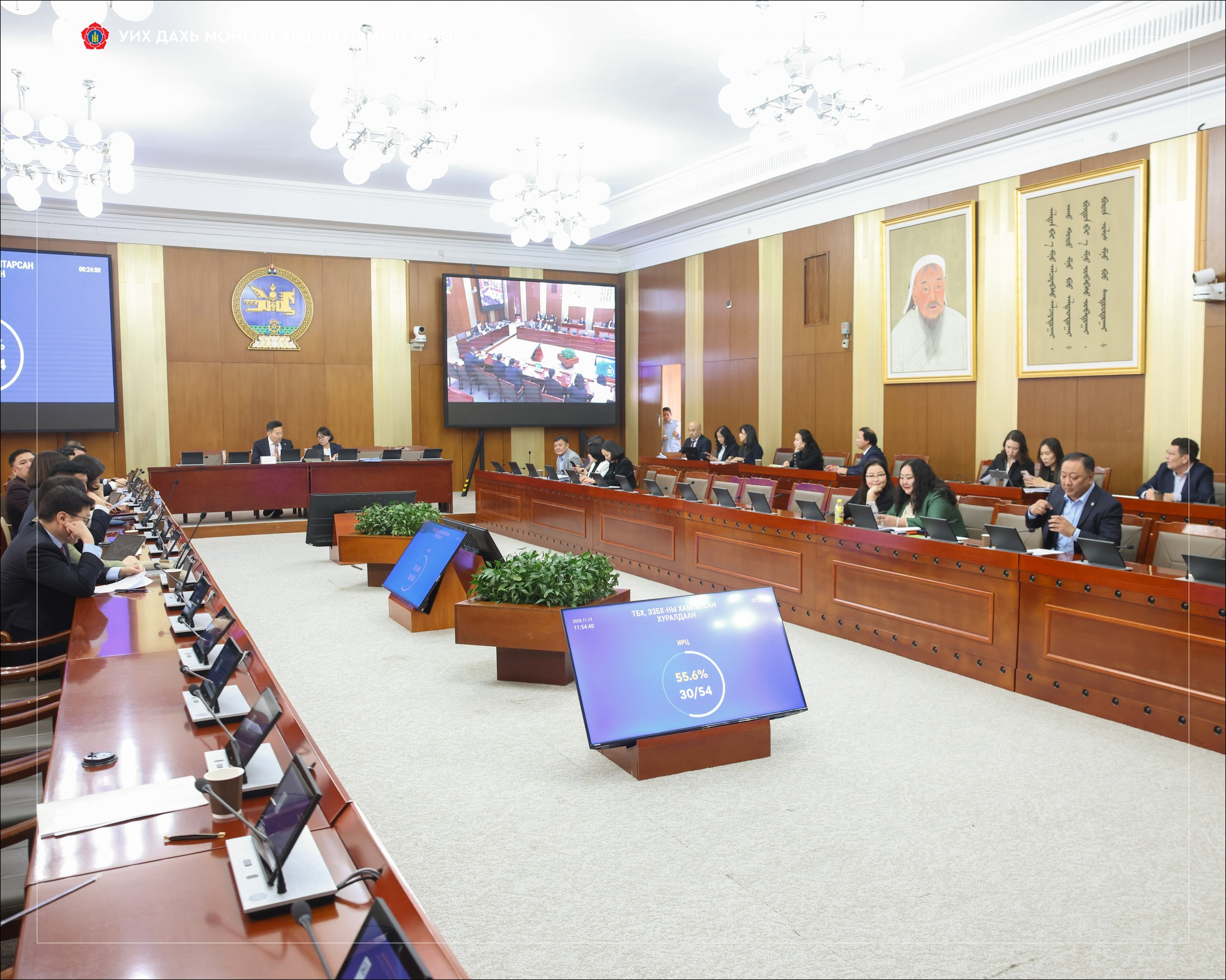 ТӨСВИЙН ХҮРЭЭНИЙ МЭДЭГДЛИЙН ХОЁР ДАХЬ ХЭЛЭЛЦҮҮЛГИЙГ ХИЙЛЭЭ